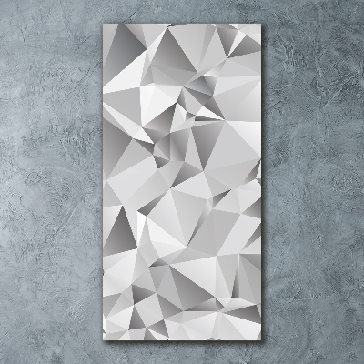 Bild auf Acrylglas vertikal 3D-Abstraktion