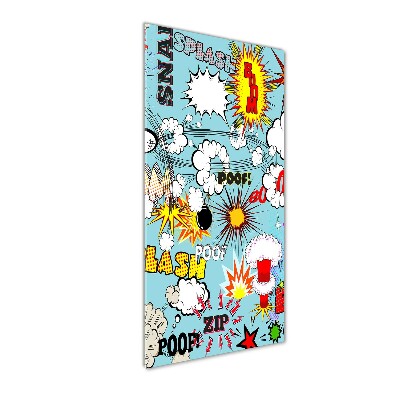 Acrylbild vertikal Comics