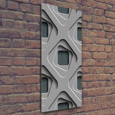 Plexiglasbilder vertikal 3D-Abstraktion