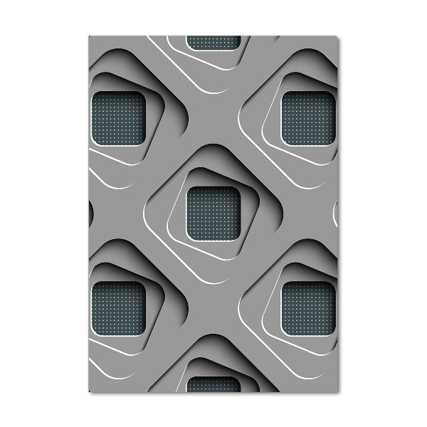 Plexiglasbilder vertikal 3D-Abstraktion