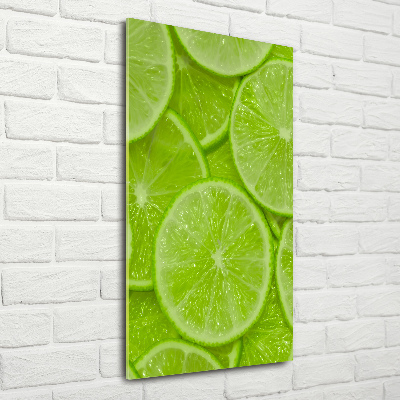 Bild auf Acrylglas vertikal Limes