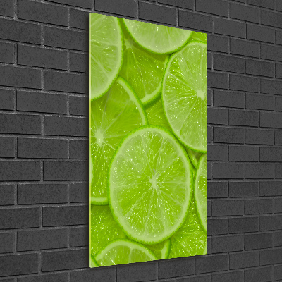 Bild auf Acrylglas vertikal Limes