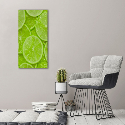 Bild auf Acrylglas vertikal Limes