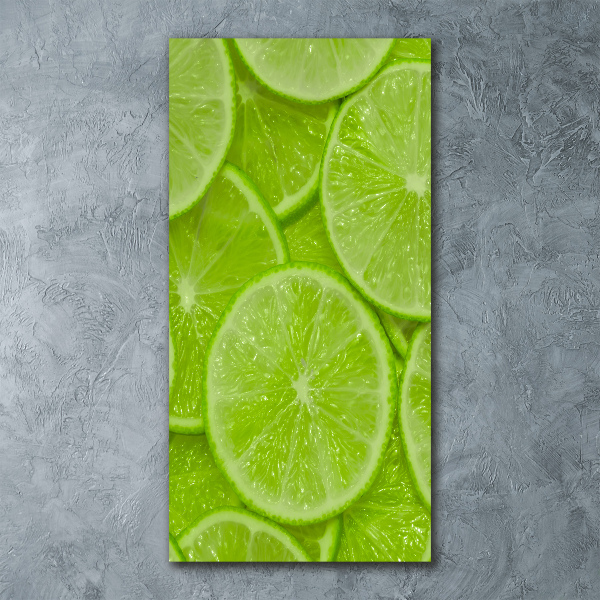 Bild auf Acrylglas vertikal Limes