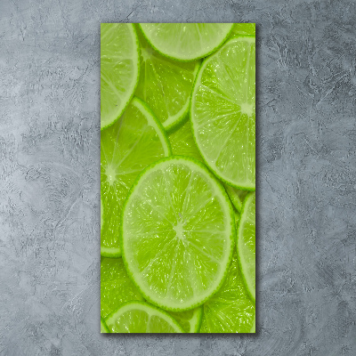 Bild auf Acrylglas vertikal Limes