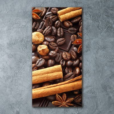 Bild auf Acrylglas vertikal Dunkle Schokolade