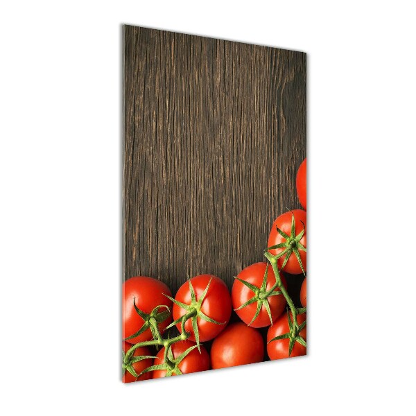 Acrylbild vertikal Tomaten
