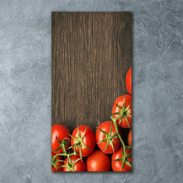 Acrylbild vertikal Tomaten