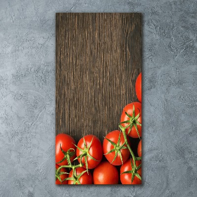 Acrylbild vertikal Tomaten