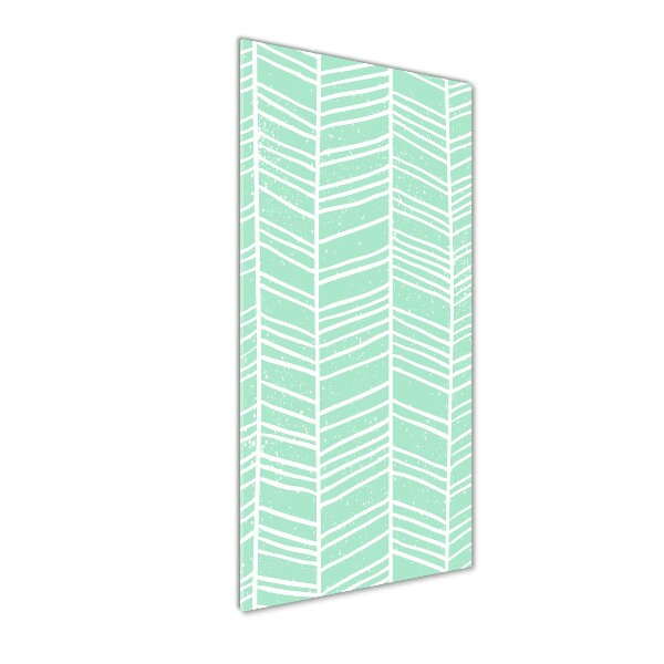 Bild auf Acrylglas vertikal Fischgrätmuster