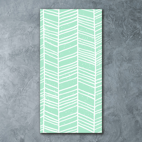 Bild auf Acrylglas vertikal Fischgrätmuster