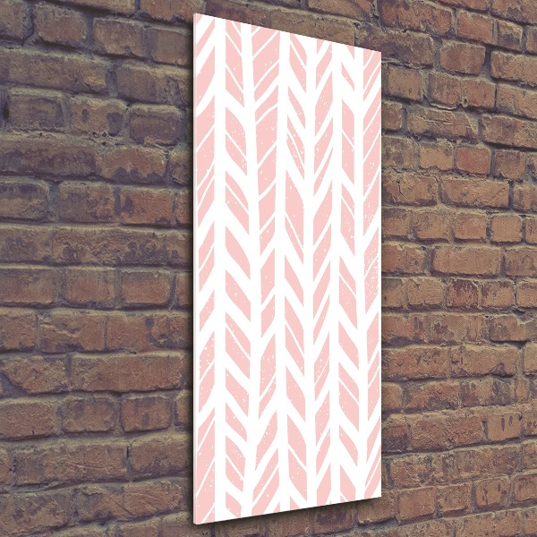 Plexiglasbilder vertikal Fischgrätmuster