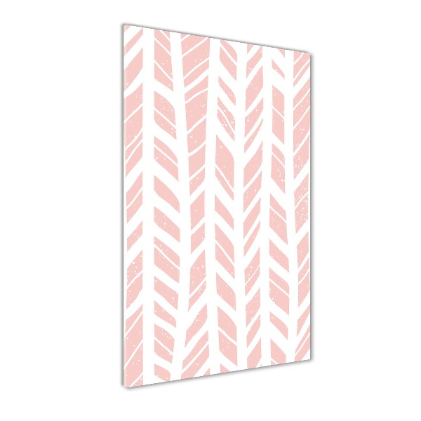 Plexiglasbilder vertikal Fischgrätmuster