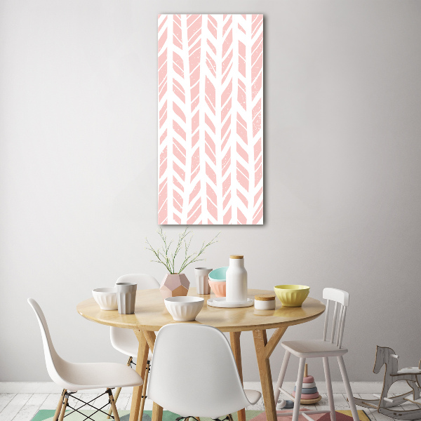 Plexiglasbilder vertikal Fischgrätmuster