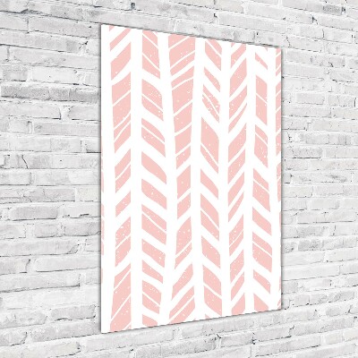 Plexiglasbilder vertikal Fischgrätmuster