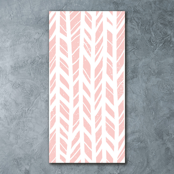 Plexiglasbilder vertikal Fischgrätmuster