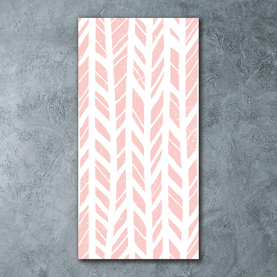 Plexiglasbilder vertikal Fischgrätmuster