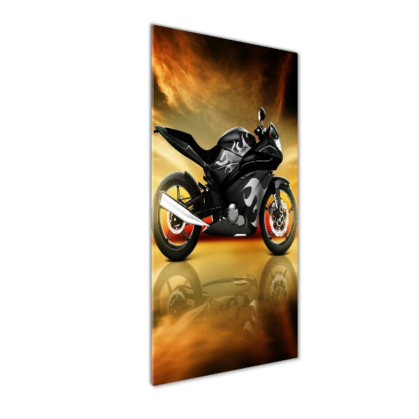 Bild auf Acrylglas vertikal Motorrad