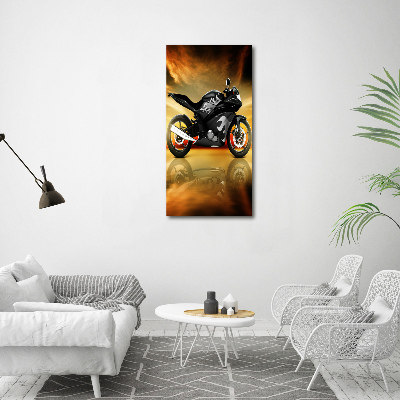 Bild auf Acrylglas vertikal Motorrad