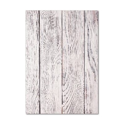 Acrylbild vertikal Holzwand