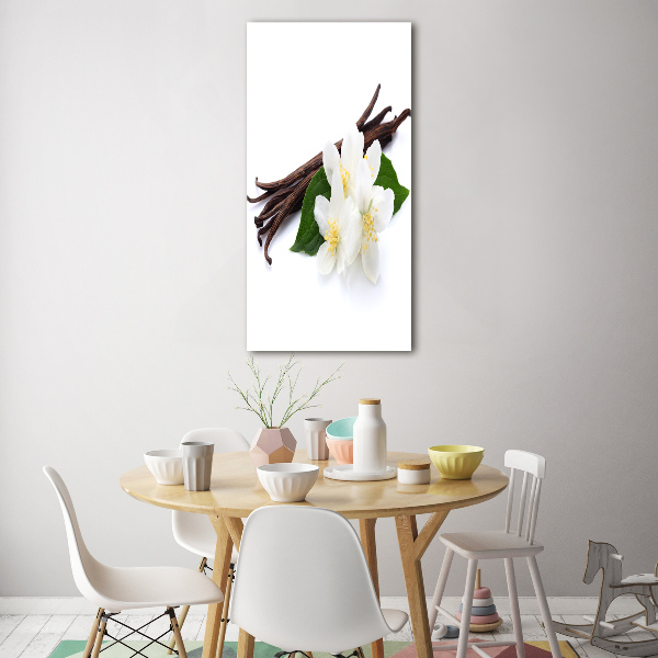 Plexiglasbilder vertikal Jasmin und Vanille