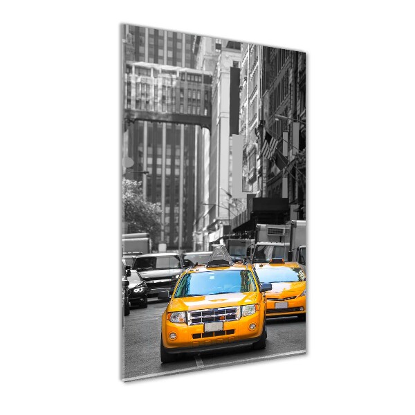 Plexiglasbilder vertikal New Yorker Taxis