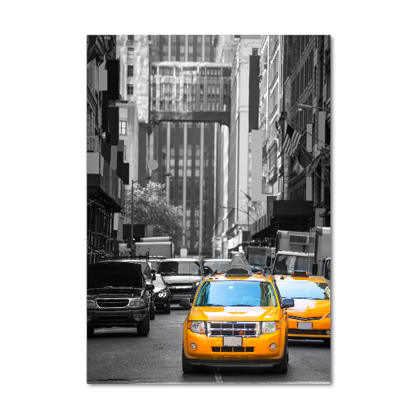 Plexiglasbilder vertikal New Yorker Taxis