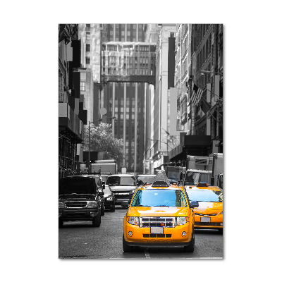 Plexiglasbilder vertikal New Yorker Taxis