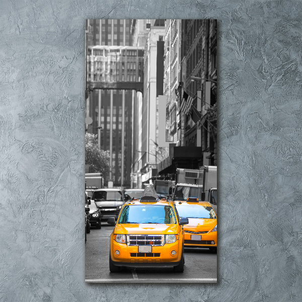 Plexiglasbilder vertikal New Yorker Taxis