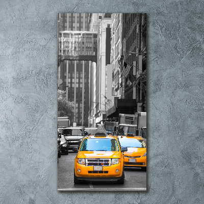Plexiglasbilder vertikal New Yorker Taxis