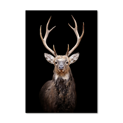 Acrylbild vertikal Reh