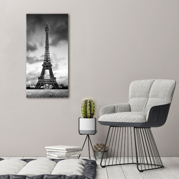 Modernes Acrylbild vertikal Eiffelturm Paris