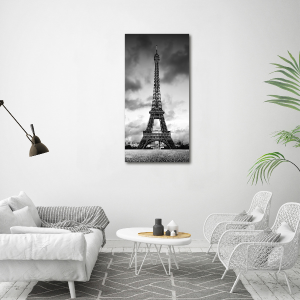 Modernes Acrylbild vertikal Eiffelturm Paris