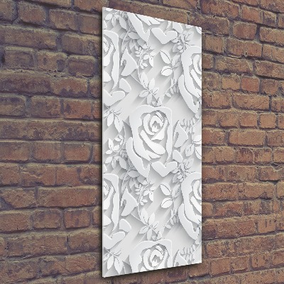 Bild auf Acrylglas vertikal Rosen