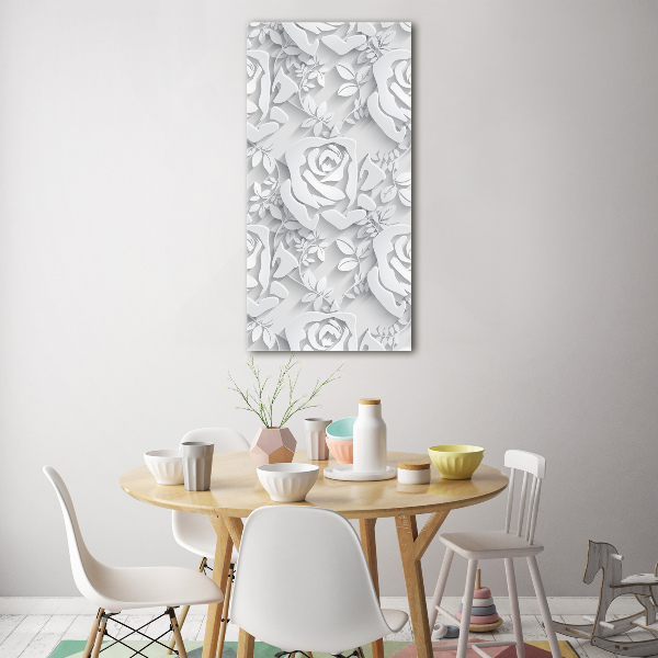 Bild auf Acrylglas vertikal Rosen