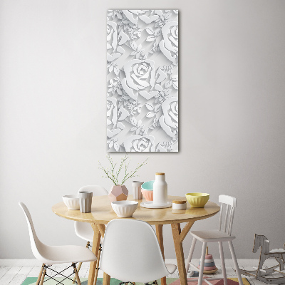 Bild auf Acrylglas vertikal Rosen