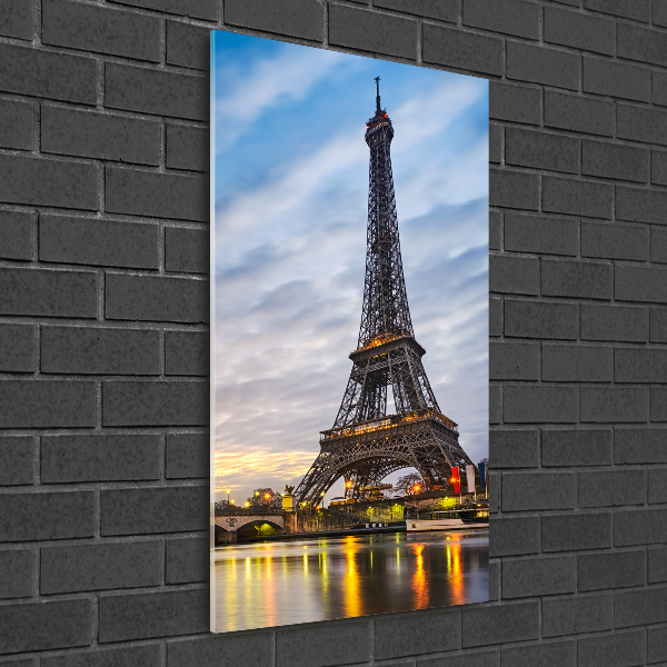 Bild auf Acrylglas vertikal Eiffelturm Paris