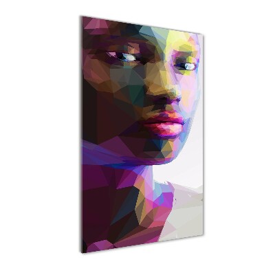 Acrylbild vertikal Abstrakte Frau