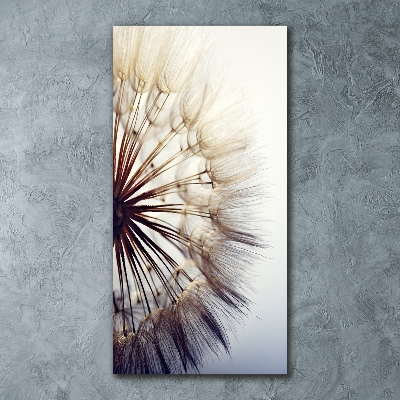 Acrylbild vertikal Löwenzahn