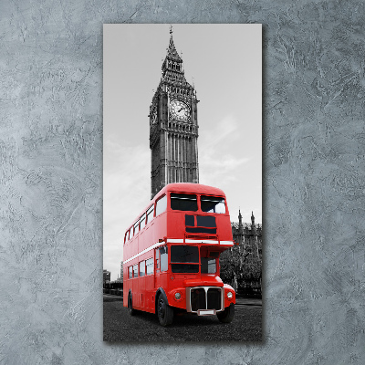 Plexiglasbilder vertikal Londoner Bus