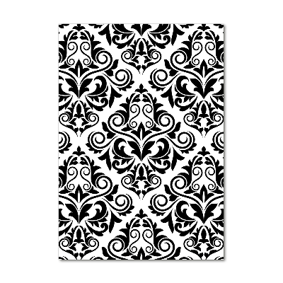 Modernes Acrylbild vertikal Ornamente