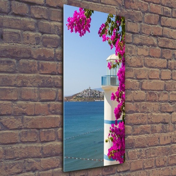 Bild auf Acrylglas vertikal Leuchtturm