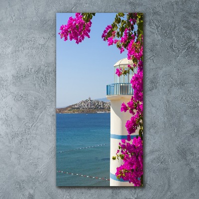 Bild auf Acrylglas vertikal Leuchtturm