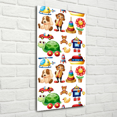 Bild auf Acrylglas vertikal Spielzeug