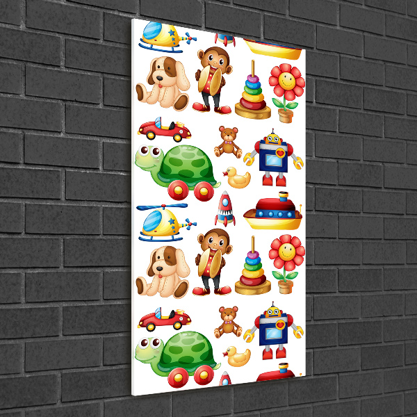 Bild auf Acrylglas vertikal Spielzeug