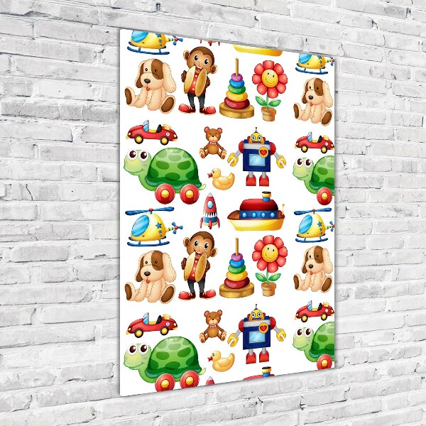 Bild auf Acrylglas vertikal Spielzeug