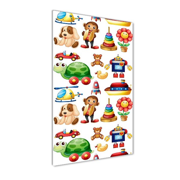 Bild auf Acrylglas vertikal Spielzeug