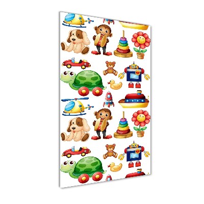 Bild auf Acrylglas vertikal Spielzeug