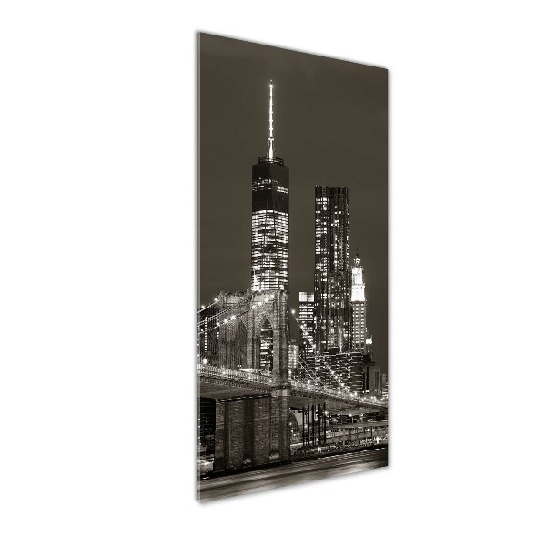 Modernes Acrylbild vertikal Manhattan, New York