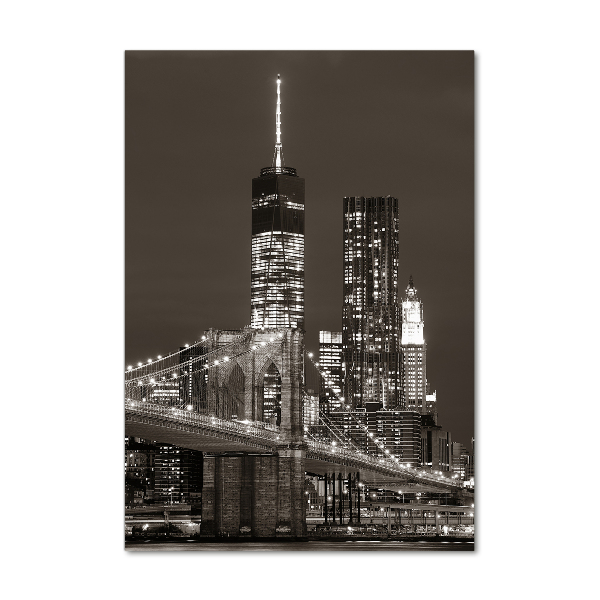 Modernes Acrylbild vertikal Manhattan, New York